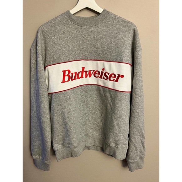 Budweiser Other - Malbon Budweiser Embroidered Sweatshirt Size M